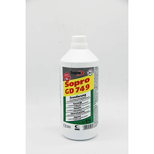 Sopro Grundierung GD 749 - lösemittelfreie, hochkonzentrierte, schnell trocknende Kunstharz-Grundierung von Homry