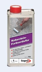 Sopro Naturstein Farbvertiefer 705 f. Marmor Natur u. Betonwerksteinbeläge bildet keinen Glanz 1ltr von SoPro