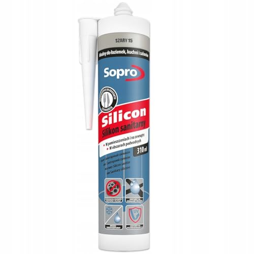 Sopro Sanit?rsilikon 310 ml Farbe grau 15 Sopro Sanit?rsilikon 310 ml Farbe grau 15 von Sopro