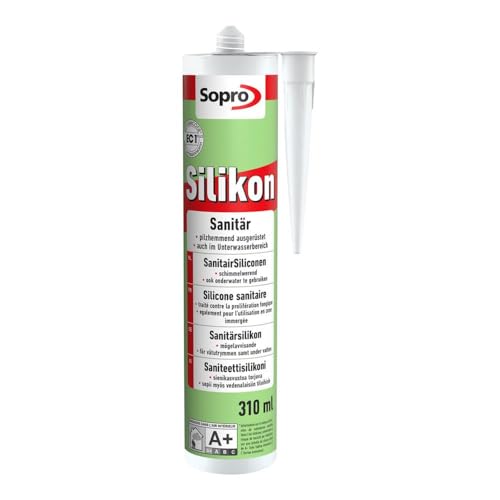 Sopro Sanitär Silikon Silicon Fugen Abdichtung 310 ml (anthrazit 66) von Sopro