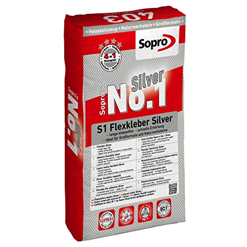 Sopro's No.1 403 Flexkleber Silver 25kg von SoPro