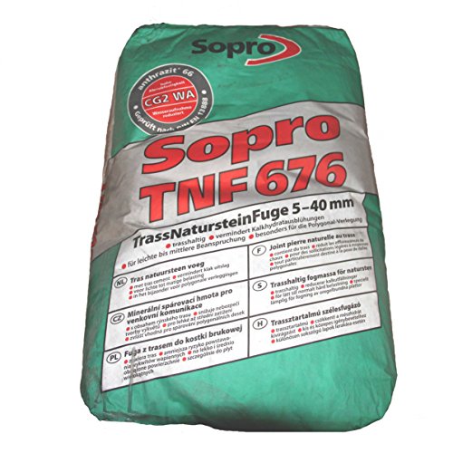 TrassNatursteinFuge TNF anthrazit 66 Sack 25 Kg von SoPro