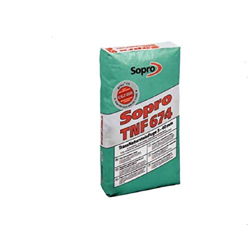 TrassNatursteinFuge TNF grau 15 Sack 25 KG von Sopro