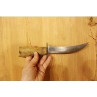 Präparatoren Messer Hirsch Fuß Vintage Handgemachte Scharfe Klinge Puuko Puukko Natürlichen Jagdmesser von SoYesterdaySoCool