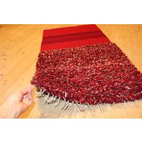 Wolle Kelim Teppich Reine Rot Kilim Raanu Handgewebte Decke Gewebte Wanddecke Wolldecke Tischläufer Tagesdecke Armcahir Bezug von SoYesterdaySoCool