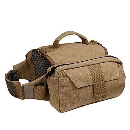 Soapow Dog Pack Hound Hund Satteltasche Rucksack mit 2 Seitentaschen für Hunde Reisen Camping Wandern von Soapow