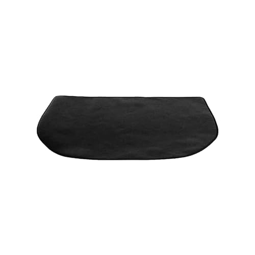 Feuerfeste Matte, feuerfester Erdteppich, doppellagig, Fiberglas-Erdpolster, schwarze Kaminmatte für Kamin, Holzofen, Bodenschutz, Teppich, Innenbereich 3 (50 x 80 cm) von Sobotoo