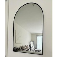 Benutzerdefinierte Spiegelaufkleber | Personalisierter Aufkleber |Spiegel Selbstaffirmation| Dekor Wandkunst Spiegelmotiv|Spiegelbild|Schiff|Dekor von SocalSocialClub