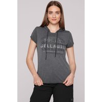 SOCCX Rundhalsshirt, mit Ausbrenner-Effekten von Soccx