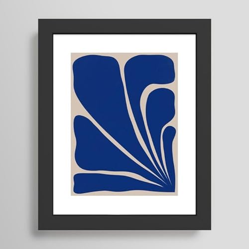 Society6 Alisa Galitsyna Kunstdruck mit Rahmen, Motiv: Sechsblättrige Pflanze, 2/3, modernes Schwarz, Größe XS 20,3 x 25,4 cm - 25,4 x 30,5 cm Society6 Alisa Galitsyna Kunstdruck mit Rahmen, Motiv: Sechsblättrige Pflanze, 2/3, modernes Schwarz, Größe XS 20,3 x 25,4 cm - 25,4 x 30,5 cm von Society6