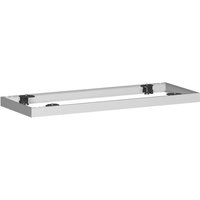 Geramöbel Metallsockel für Querrollladenschrank Profi, BxT 50 x 1.000 mm, silber von Geramöbel