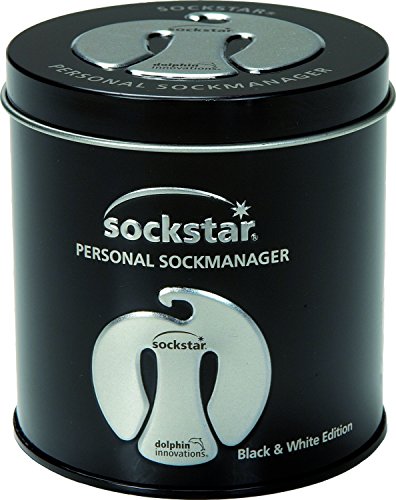 sockstarÃ‚® - The Original Sock Clip washable Black & White Premium Gift Box by SOCKSTAR von Sockstar