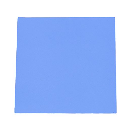 1 STK. Wärmeleitpad 100x100x2mm CPU-leitfähiges Silikonpad Effiziente Wärmeleitfähigkeit Soft Safe(Blau) von Socobeta