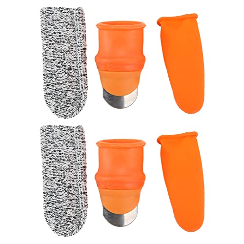 Daumenmesser Sechser-Set Garten-Daumenmesser Daumenmesser mit Gummi-Nylon-Fingerschutz Pflücken von Fingern Gartenmutter-Fingermesser Daumenmesser Sechser-Set Garten-Daumenmesser Daumenmesser mit Gummi-Nylon-Fingerschutz Pflücken von Fingern Gartenmutter-Fingermesser von Socobeta