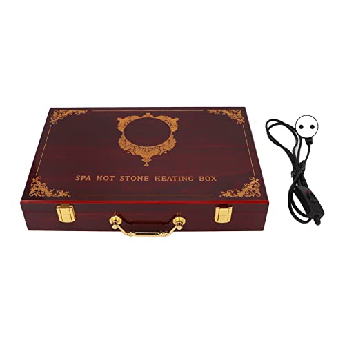 Elektrische Massagesteinwärmer Heizung Hot Stone Heizbox Professionelle Tragbare Hot Stone Massage Heizbox für Home Spa Center(#1) von Socobeta