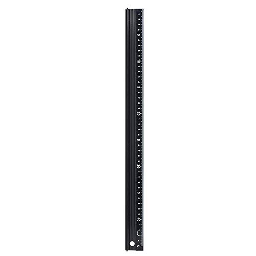 Langlebiges Messwerkzeug der Aluminiumlegierung L-Typ Schneidlineal Metalllineal Hochgenau für die Längenmessung(L Type 45cm) von Socobeta