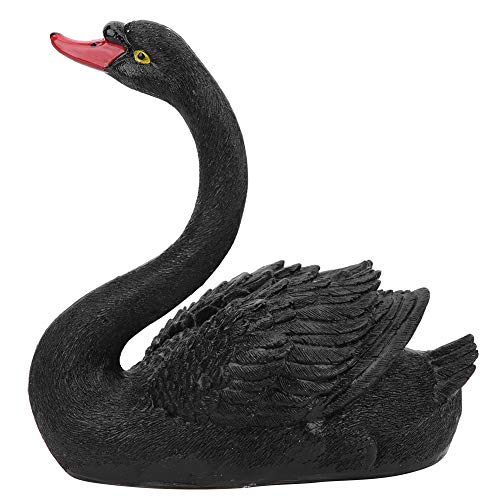 Simulation Resin Swan Decor Black Miniatur für Pools von Socobeta