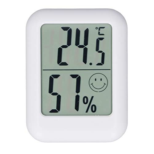 Thermometer und Hygrometer mit Digitaler Anzeige Elektronisches Präzisionsthermometer und Hygrometer für Schlafzimmer und Büro Instrumentierung von Socobeta