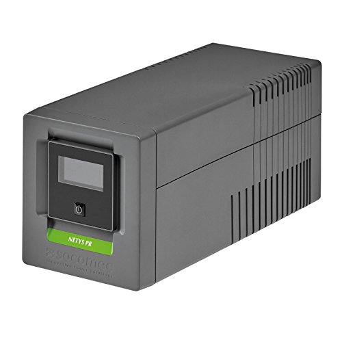Socomec UPSSOC016 UPS NeTYS PR 1000VA, 700W, Line-interaktives, sinusförmiges Ausgangssignal, USB, LCD Silber Socomec UPSSOC016 UPS NeTYS PR 1000VA, 700W, Line-interaktives, sinusförmiges Ausgangssignal, USB, LCD Silber von Socomec