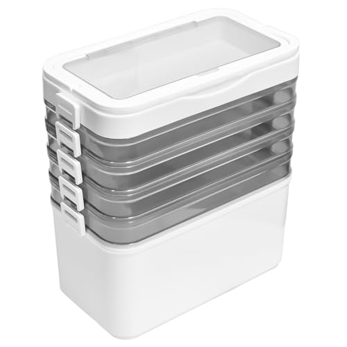 Socpuro Medizin-Organizer mit 6 Ebenen, mit Griff, tragbare Samll-Medizin-Aufbewahrungsbox, Mehrzweck-Organizer für Erste Hilfe, Zuhause, Reisen Socpuro Medizin-Organizer mit 6 Ebenen, mit Griff, tragbare Samll-Medizin-Aufbewahrungsbox, Mehrzweck-Organizer für Erste Hilfe, Zuhause, Reisen von Socpuro