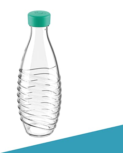 SodaNature® 2X Premium Flaschendeckel für SodaStream Crystal Flaschen | Hochwertige Deckel in wunderschönen Farben | Auslaufsicher & spülmaschinenfest | Zubehör in edler Geschenkverpackung (Mint) von SodaNature