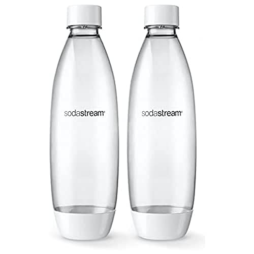 1 Litre Fuse Bottles - White Two-Pack for The Dishwasher von SodaStream