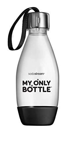 SodaStream Kunststoffflasche My Only Botte 0,5L, spülmaschinengeeignet, schwarz, 1er-Pack von SodaStream