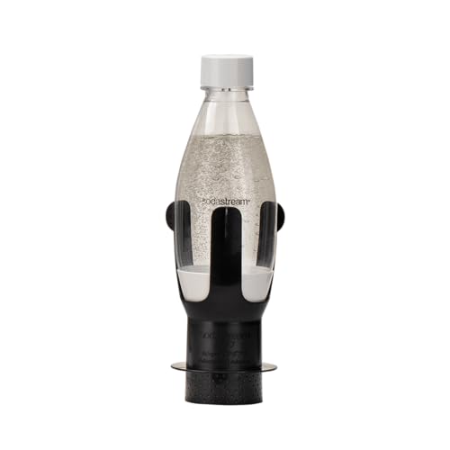 SodaStream 0,5L Kunststoffflasche, Adapter Duo, spülmaschinengeeignet, Schwarz/Weiß, 22,7 cm hoch von SodaStream