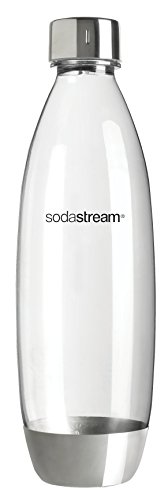 SodaStream 1L Kunststoffflasche Fuse mit Edelstahl-Elementen, spülmaschinengeeignet, 1er-Pack von SodaStream