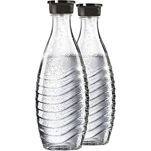 SodaStream Glaskaraffen Doppelpack 2x 0,6 l, passend für Pinguin und Kristallwassersprudler von SodaStream