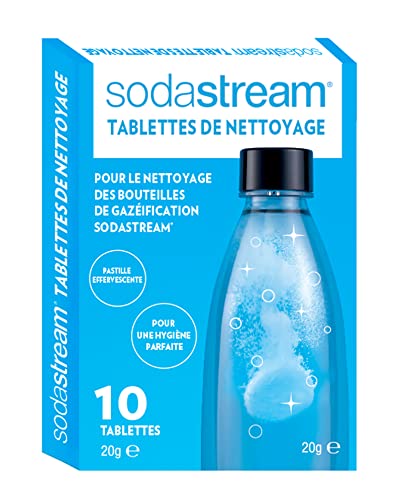 SodaStream Reinigungstabletten, Karton, 11°x°2°x°17°cm, Weiß/Blau, 10 Stück von SodaStream