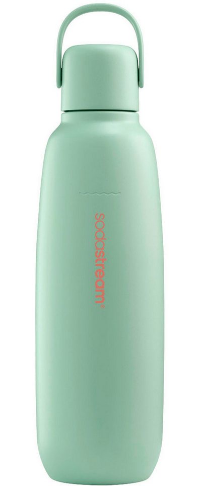 SodaStream Thermoflasche Metallflasche Fizz&go COOL DWS, 0,9 l, Trinkflasche, kompatibel mit SodaStream DUO, E-DUO, TERRA, ART & ENSO Wassersprudler von SodaStream