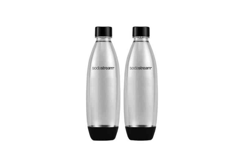SodaStream Trinkflasche Flaschen SodaStream Fuse Black (geeignet für SodaStream), 2 x 1 l von SodaStream