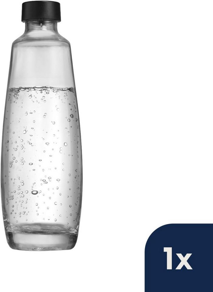 SodaStream Wassersprudler Flasche Duo Glaskaraffe 1L, (1-tlg) von SodaStream