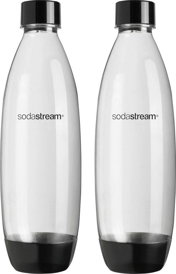 SodaStream Wassersprudler Flasche DuoPack Fuse, (Set, 2-tlg), Kunststoff,Ersatzflaschen für SodaStream Wassersprudler + PET-Flaschen von SodaStream