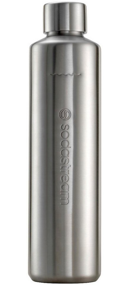 SodaStream Wassersprudler Flasche Metallflasche DUO Thermic, 0,8 l, (1-tlg), Kapazität von 680 ml bis zur Fülllinie von SodaStream