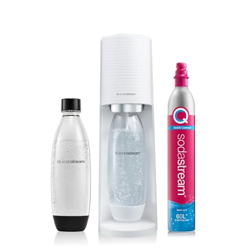 SodaStream Wassersprudler TERRA Standard mit 1x Quick-Connect CO2-Zylinder und 1x 1L spülmaschinenfeste Kunststoff-Flasche, Höhe: 44cm, Farbe: Weiß SodaStream Wassersprudler TERRA Standard mit 1x Quick-Connect CO2-Zylinder und 1x 1L spülmaschinenfeste Kunststoff-Flasche, Höhe: 44cm, Farbe: Weiß von SodaStream