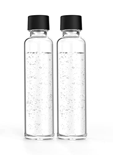 Sodapop Glasflaschen-Set Logan, Ersatzflaschen ausschließlich geeignet Wassersprudler Logan, 2x 600 ml von Sodapop