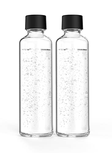 Sodapop Glasflaschen-Set Logan, Ersatzflaschen ausschließlich geeignet Wassersprudler Logan, 2X 850 ml von Sodapop