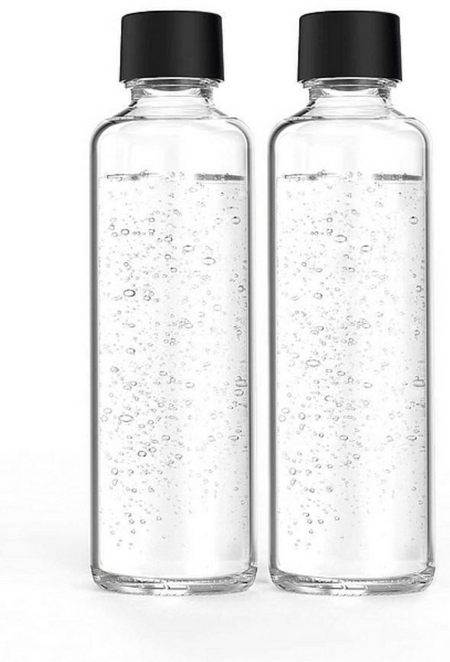 Sodapop Wassersprudler Flasche Glasflaschen-Set Logan 2x 850 ml, (2er Set), 2x Glasflasche 850 ml von Sodapop