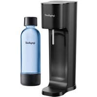 Sodapop Wassersprudler Joy ECO Schwarz Grundgerät, inkl. 1 PET-Flasche, und 1 CO2-Zylinder von Sodapop