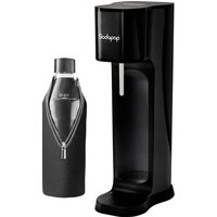 Sodapop Wassersprudler Joy ECO Schwarz inkl. 1 Glasflasche, und 1 CO2-Zylinder von Sodapop