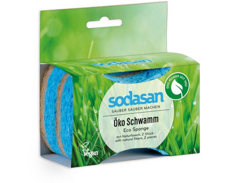 Sodasan Geschirrschwamm SODASAN Öko Schwamm 2er Pack von Sodasan
