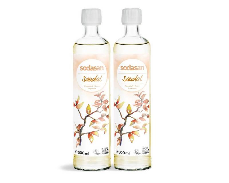 Sodasan Raumduft Sodasan Raumduft Sandal Nachfüller 0,5L Lufterfrischer (2er Pack) von Sodasan