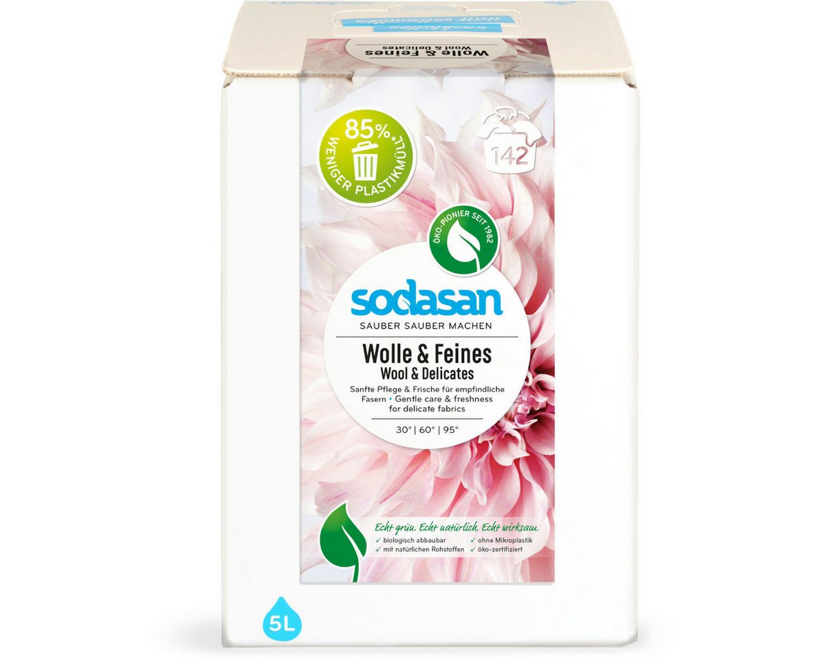 Sodasan SODASAN Wolle- u. Feinwaschmittel 5 Liter Colorwaschmittel Sodasan SODASAN Wolle- u. Feinwaschmittel 5 Liter Colorwaschmittel von Sodasan