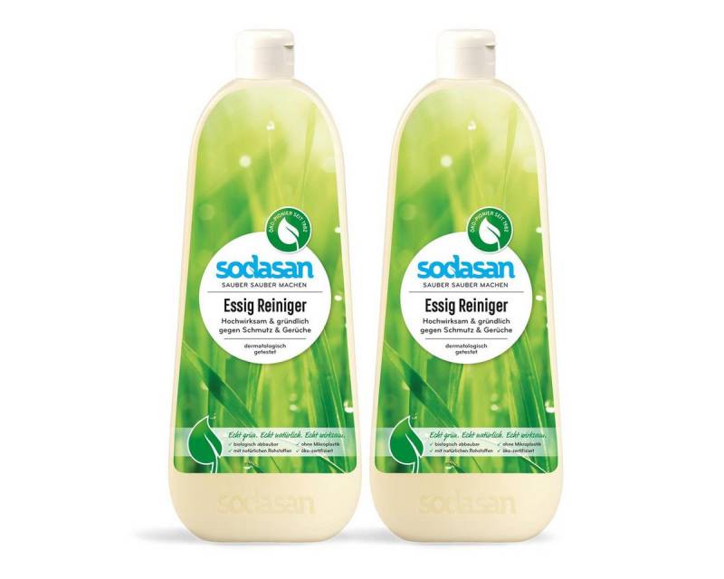 Sodasan Sodasan Essig Reiniger 1L (2er Pack) Allzweckreiniger von Sodasan