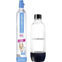 Sodastream CO2 Reserve-Zylinder 1100065490 Klar inkl. 1 PET-Flasche, und 1 CO2-Zylinder von Sodastream