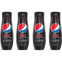 SodaStream Getränke-Sirup, Pepsi Max, 0,44 l, (4 Flaschen) von Sodastream