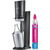 SodaStream Wassersprudler "Crystal 3.0", (3 tlg.), mit Quick Connect CO2-Zylinder und 1x Glaskaraffe 0,7 L von Sodastream