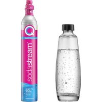 Sodastream CO2 Reserve-Zylinder DUO QC + Glaskaraffe von Sodastream